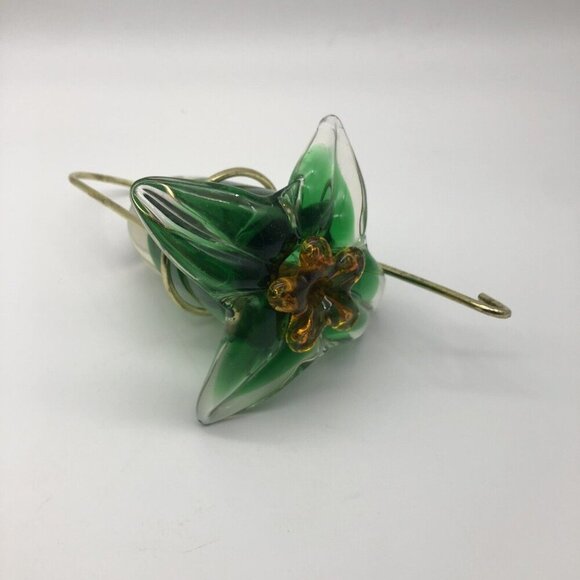 Vintage Murano Sommerso Mandruzzato Art Glass 3 Piece Hanging Bud Vase - Picture 3 of 16